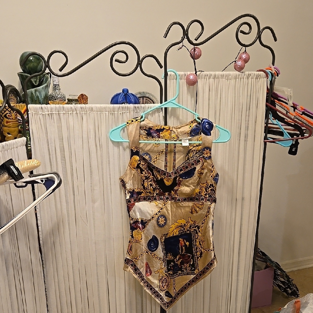 Cache Multicolor Patterned Women's Top - image 1